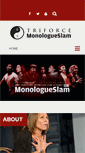 Mobile Screenshot of monologueslamuk.com