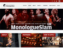 Tablet Screenshot of monologueslamuk.com